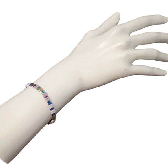 Chicklet Elastic Bracelet nib - Picture 2 of 10